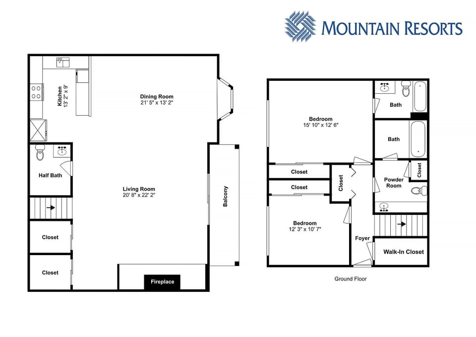 Clear floor plan showing your spacious two-story layout with open living areas, modern kitchen, and comfortable bedrooms.