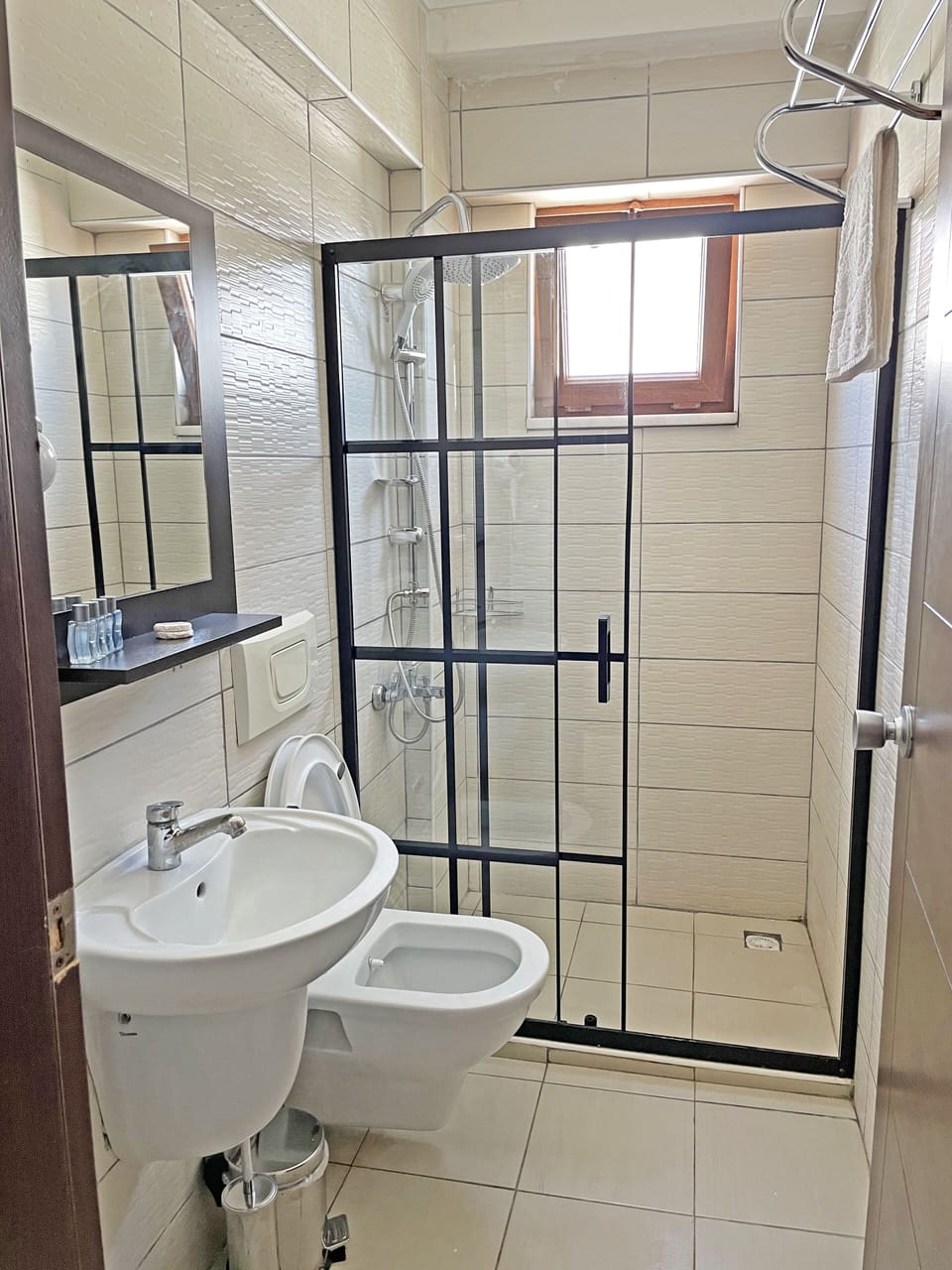 Standard Double Room, Sea View | Bathroom | Shower, hair dryer