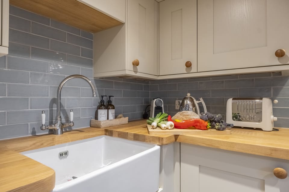 Ground floor: A well-equipped kitchen