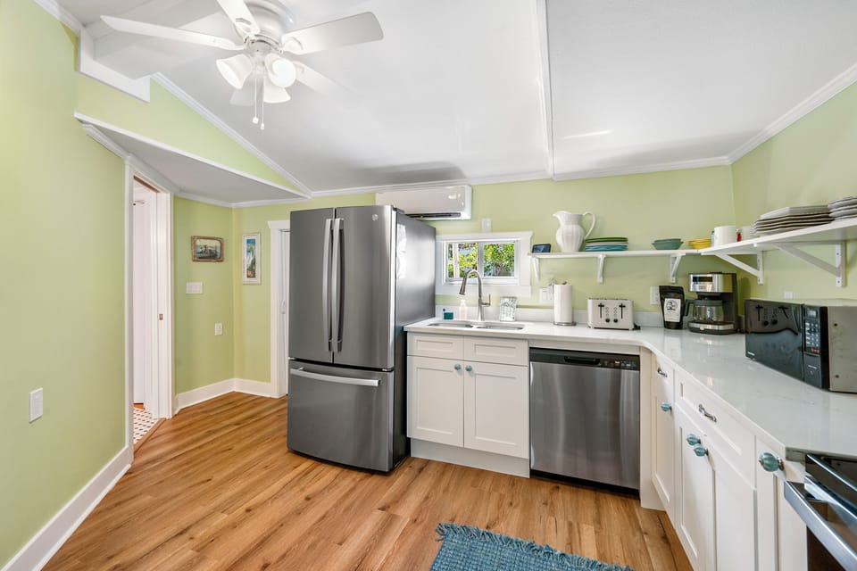 Beautiful new kitchen with stainless appliances