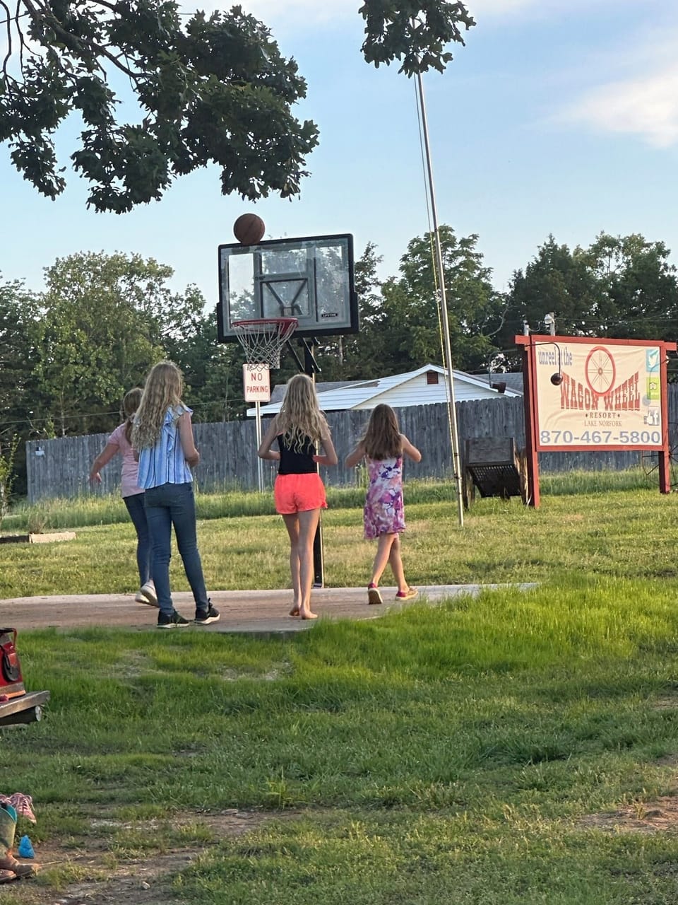 Basketball Court next door