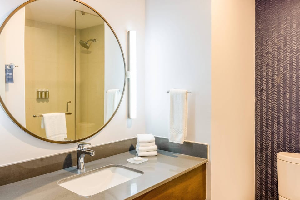 Free toiletries, hair dryer, towels, soap