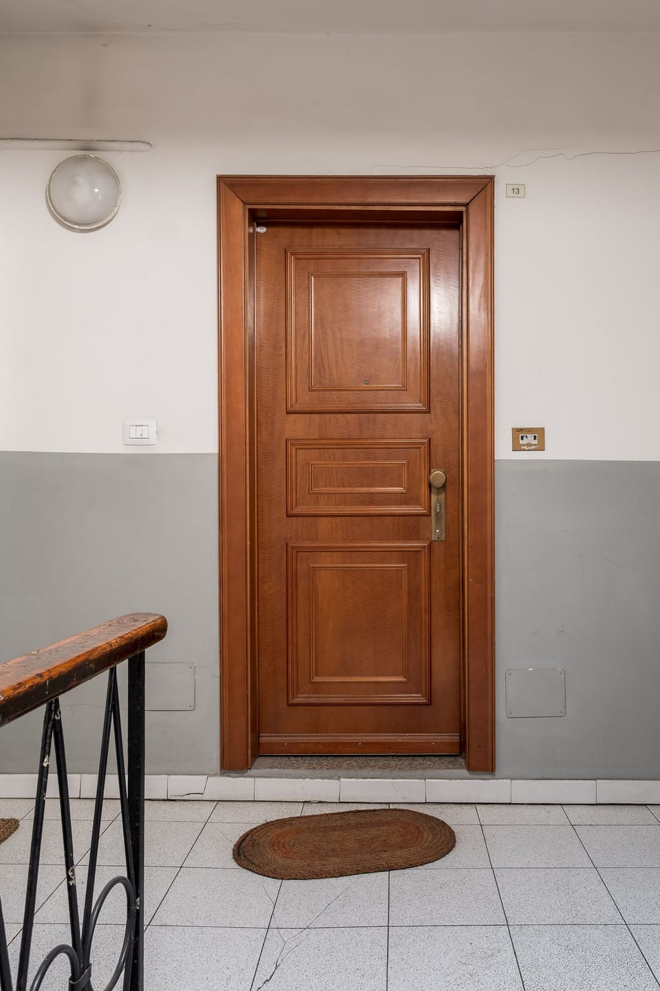 Interior entrance