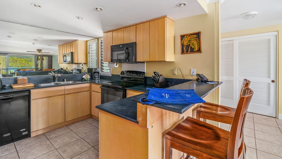 Hanalei Bay Resort #6203 - Fully Equipped Kitchen - Parrish Kauai