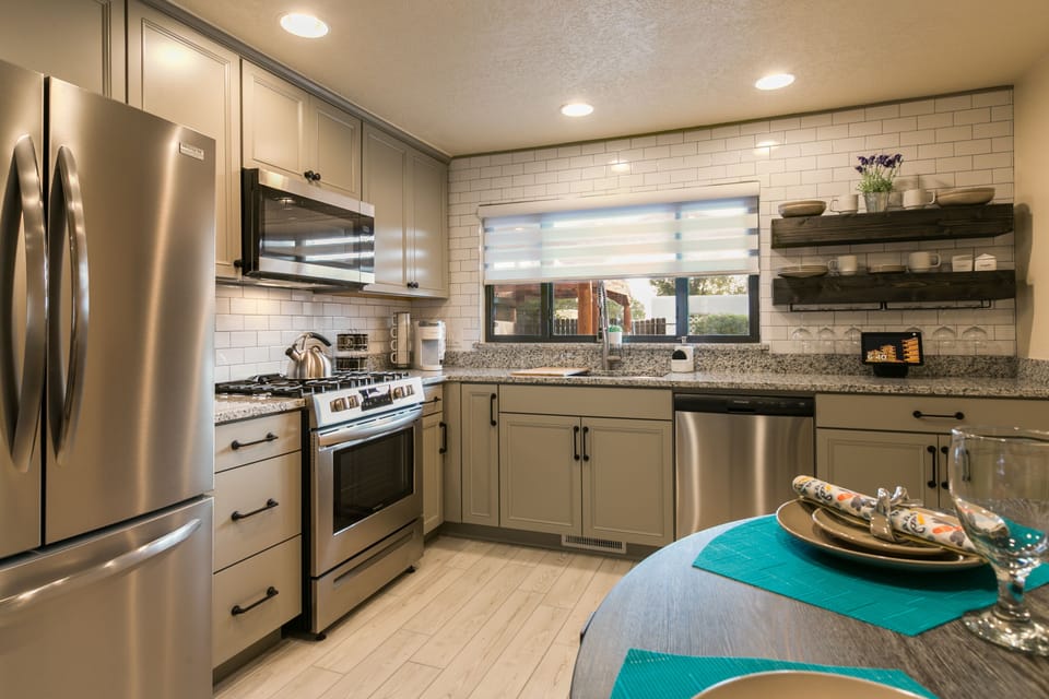 Completely new kitchen with all new appliances.