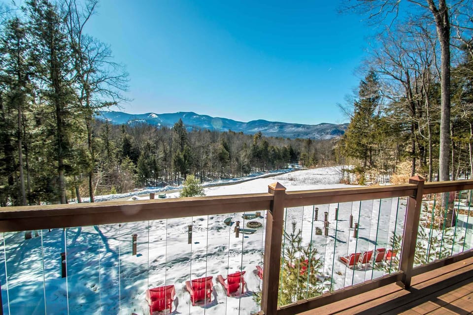 The deck is a great space to entertain, cookout or just enjoy a beverage.