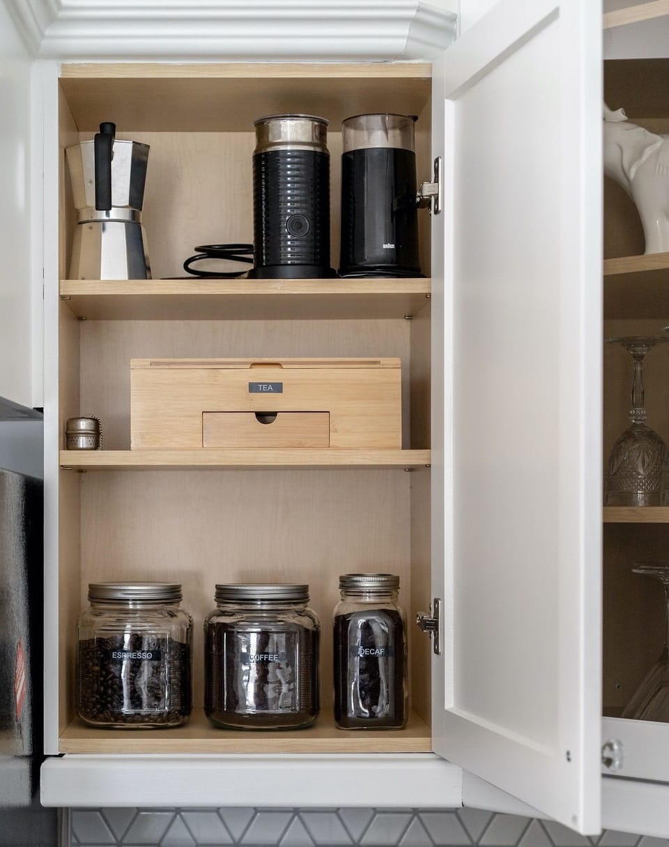 Multiple options of Organic & fair trade coffee and tea.