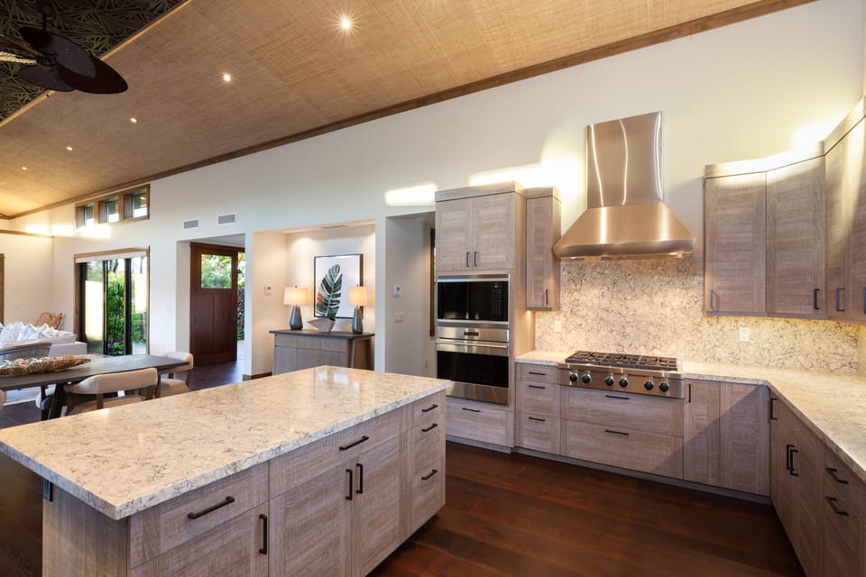 Stunning kitchen  featuring top of the line appliances
