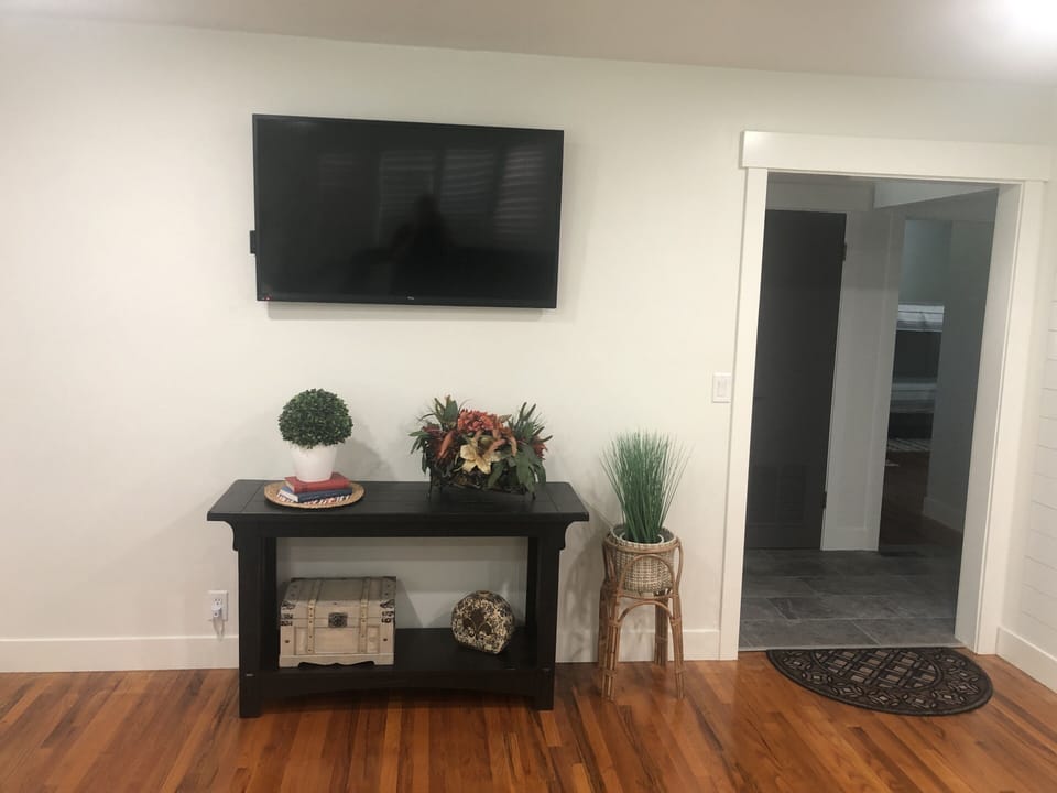 TV in Living Room on main floor.