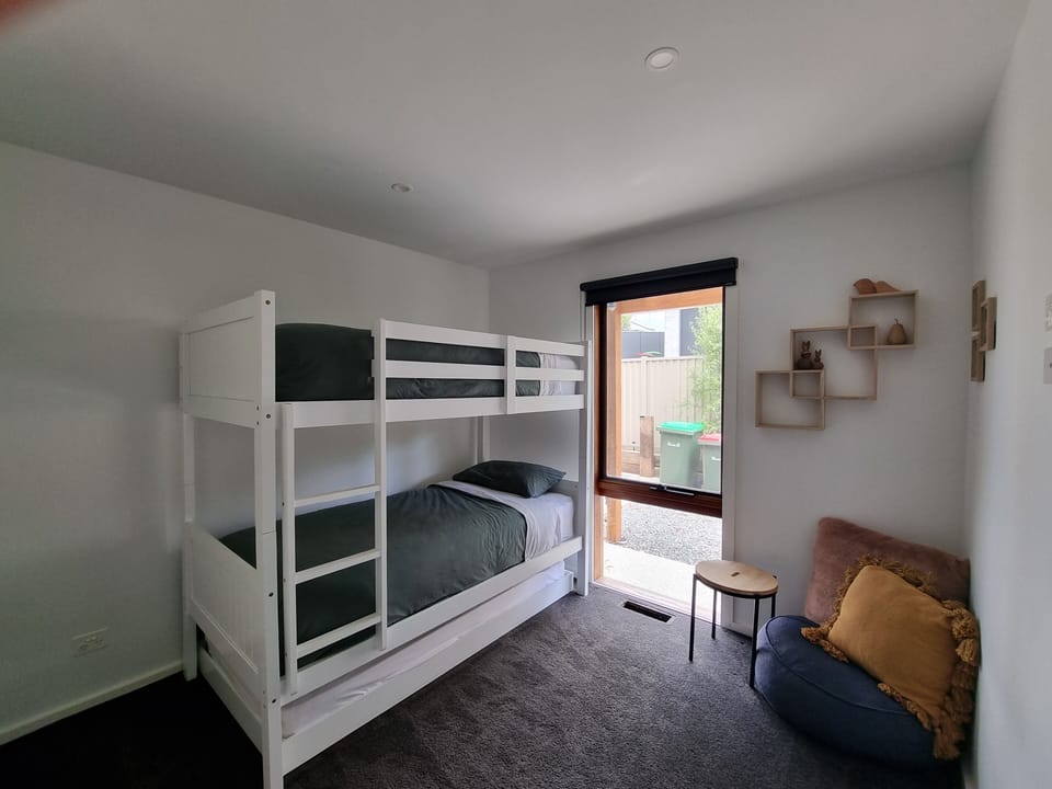 Bedroom Three- A set of Bunk beds and Trundle. 
Sleeping  3 guests 