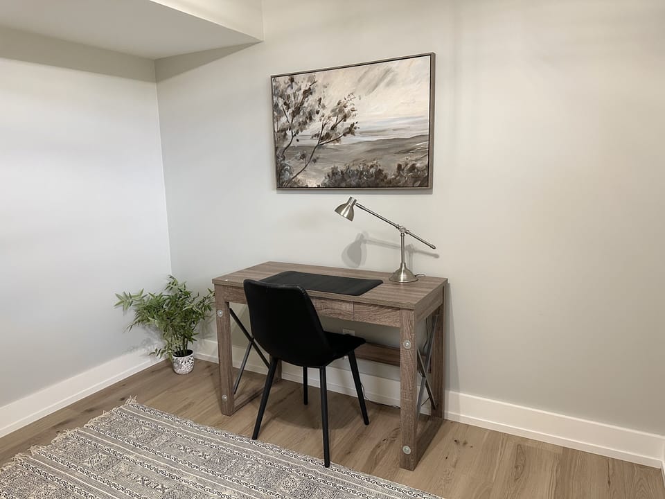 Office with desk.