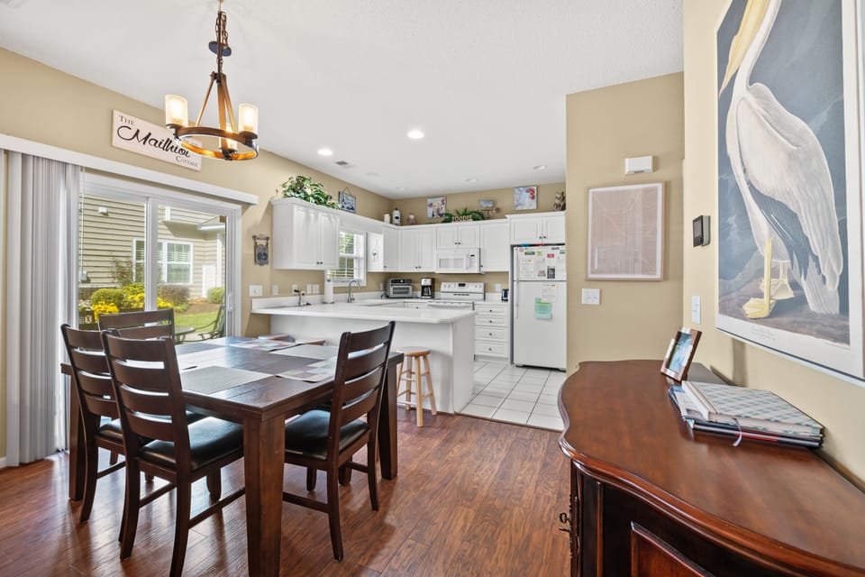 Sit down for a home cooked meal while making wonderful memories.