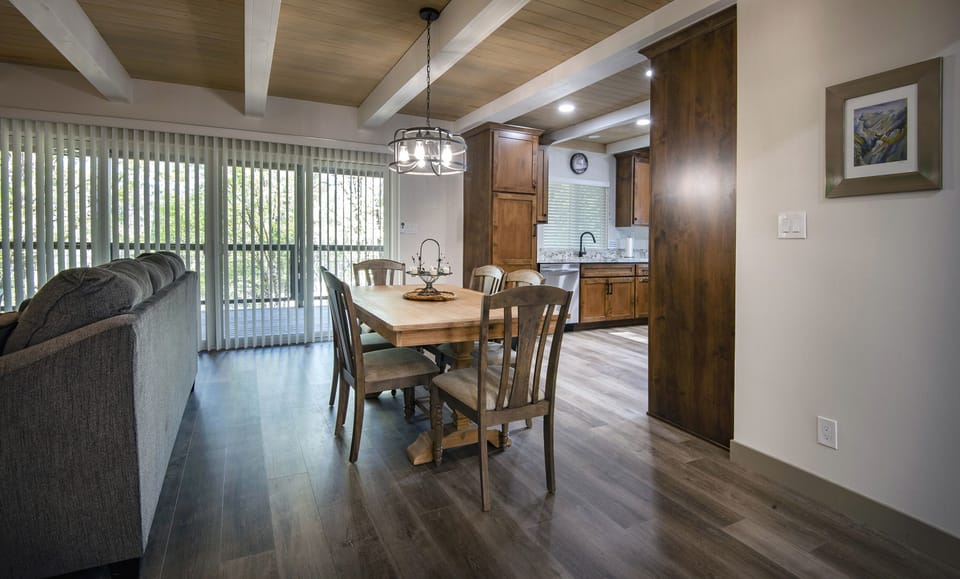 Dining table for six