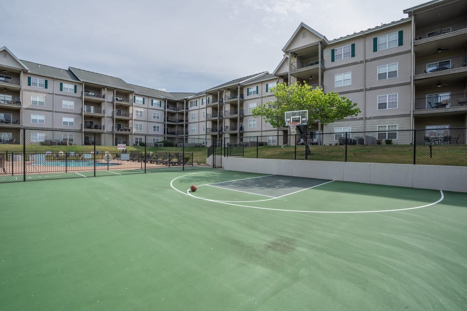 Basketball by the Pool