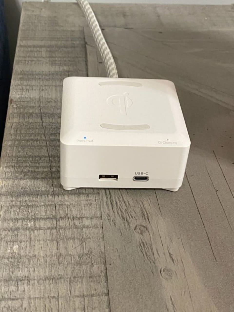 Wireless charger available in both bedrooms and living room