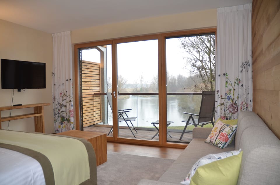 Premium bedding, memory foam beds, minibar, desk