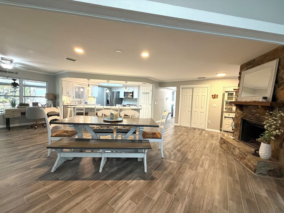 Open concept living area
