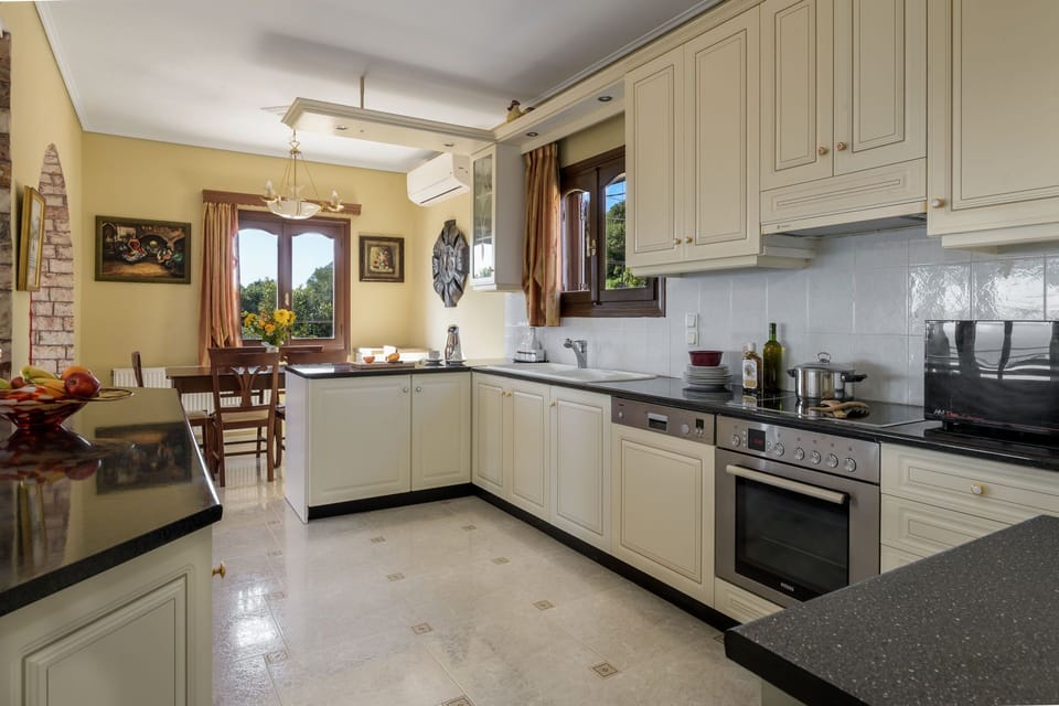 The fully equipped kitchen, with everything you will need throughout your stay.