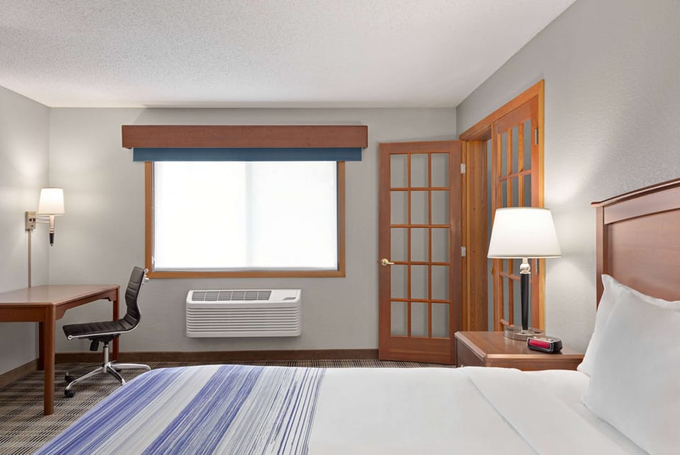 Deluxe Suite, 1 King Bed, Non Smoking | In-room safe, desk, laptop workspace, blackout drapes