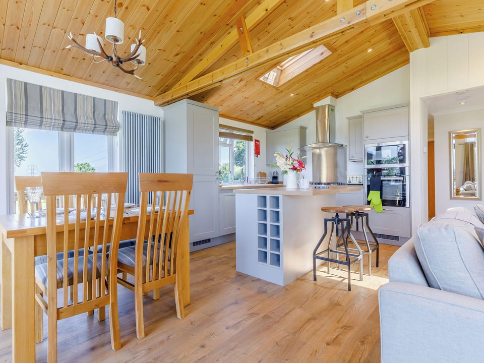 Open plan living space | Nanny Goat Lodge - Chadwick Bank Holiday Lodges, Chadwick, near Worcester