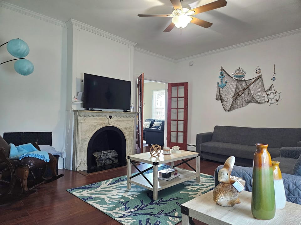 Livingroom with 2 sofa-bed 