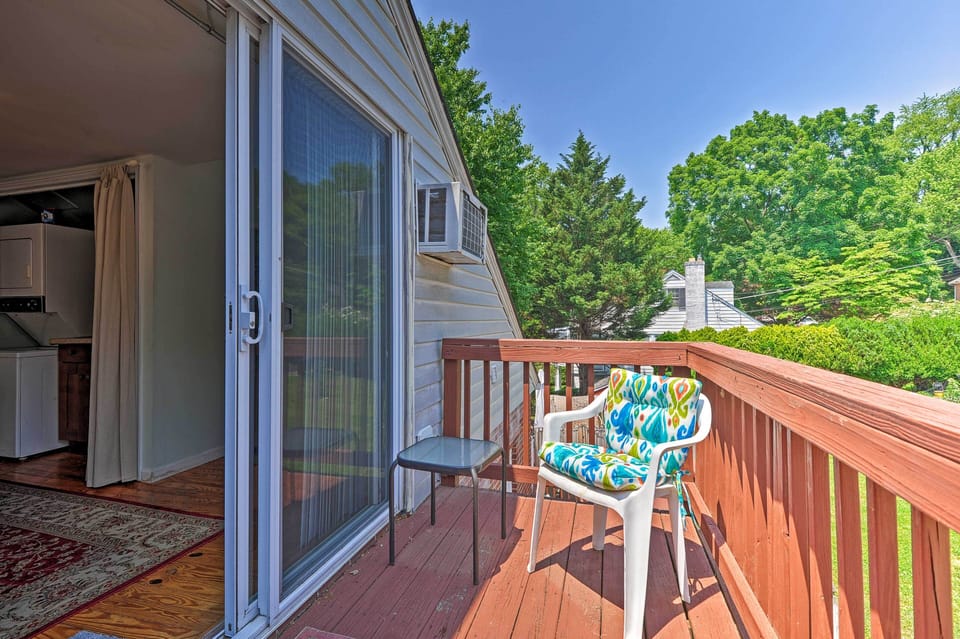 Private Balcony | Stairs Required