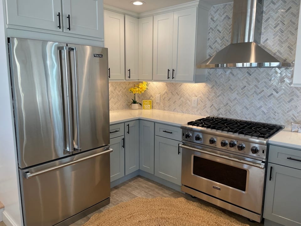 kitchen with Viking appliances