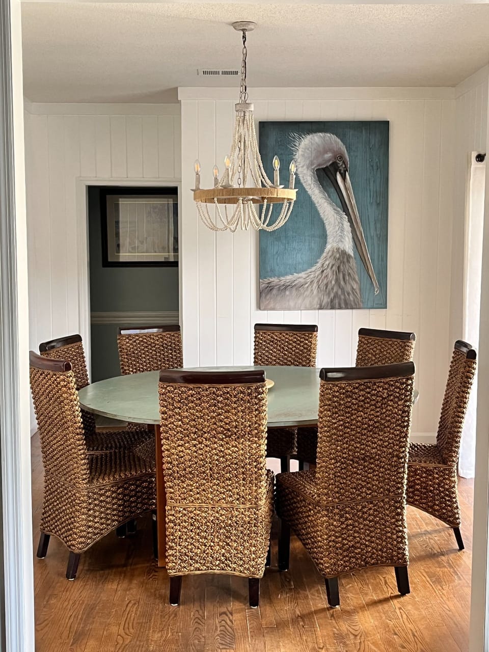 Dining table seats 6-8