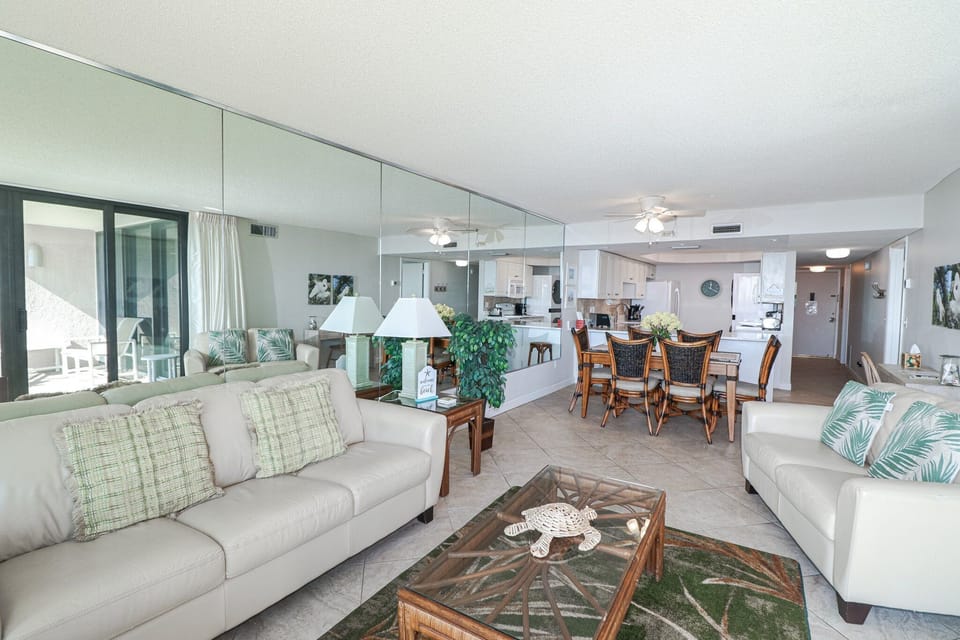 St. Augustine Ocean View Rentals Living Dining