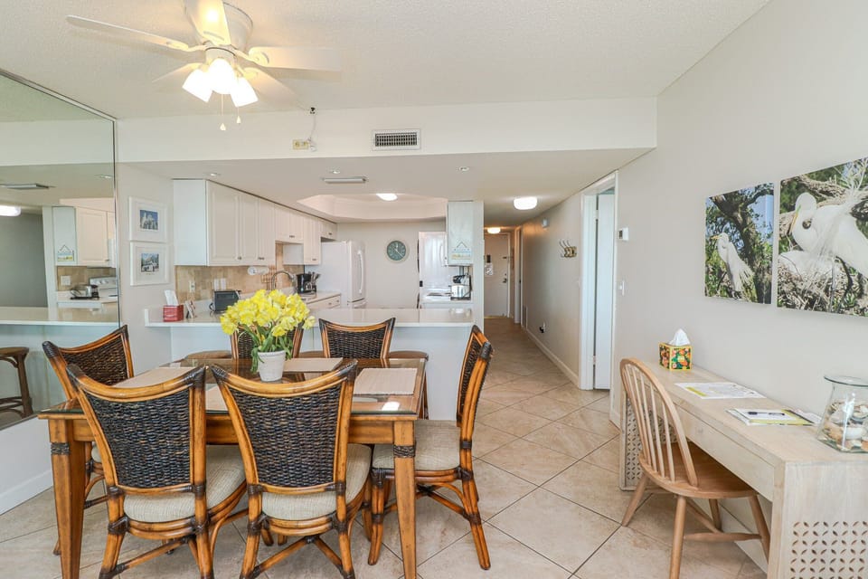 St. Augustine Ocean View Rentals Dining Room