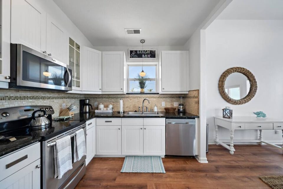 Whip up delicious meals in this charming kitchen