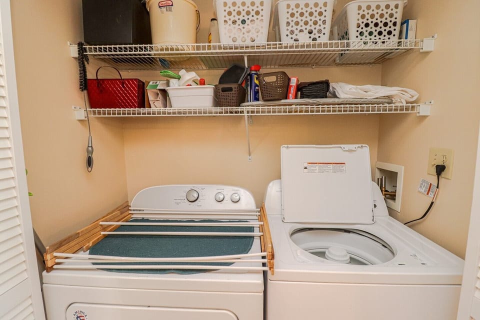 St. Augustine Beach Rentals Laundry Room