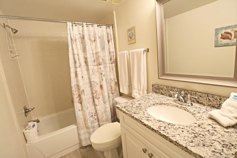 St. Augustine Ocean View Rentals Guest Bath