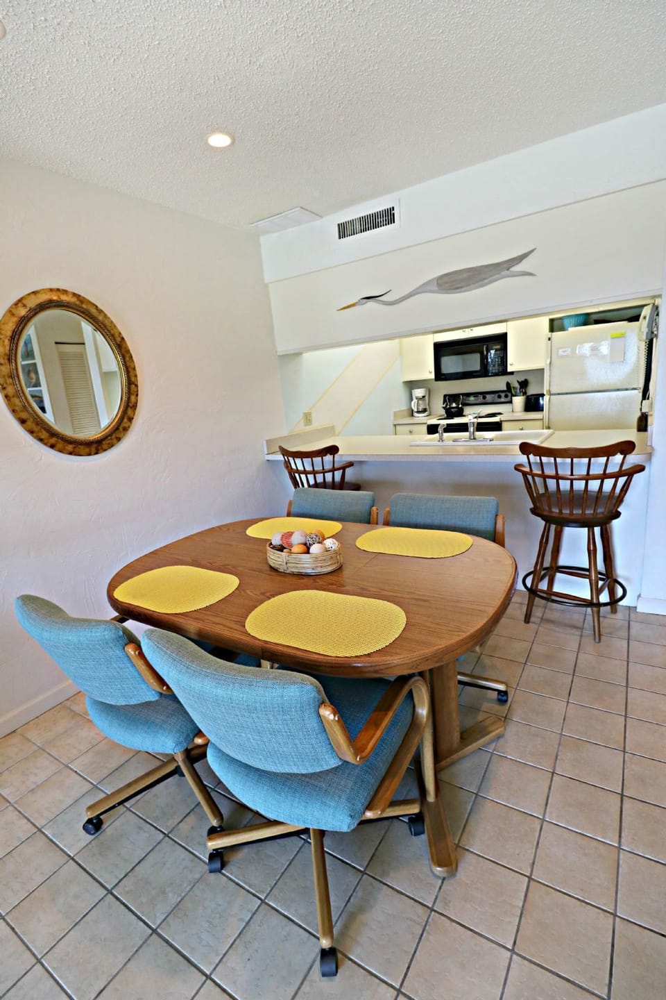 St. Augustine Ocean Front Rentals Dining Room