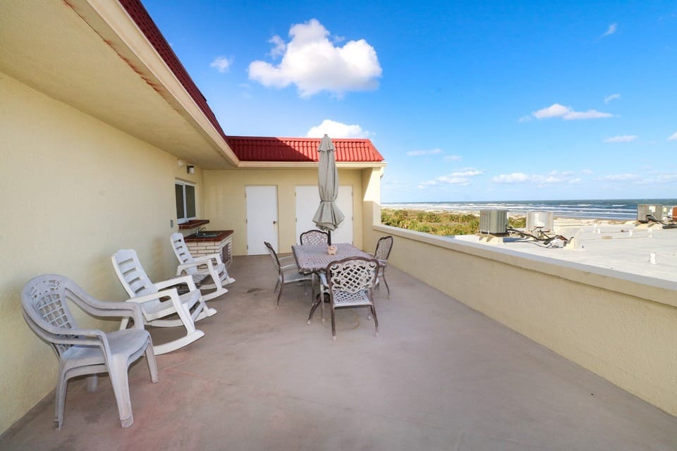 St. Augustine Ocean Front Rentals Roof Deck