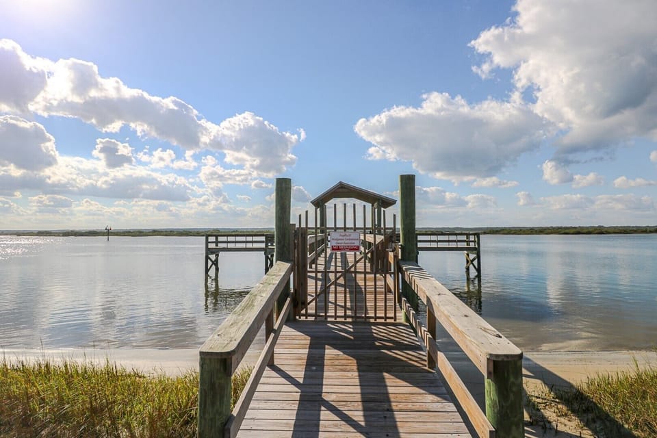 St. Augustine Beach Rentals Fishing Pier Access