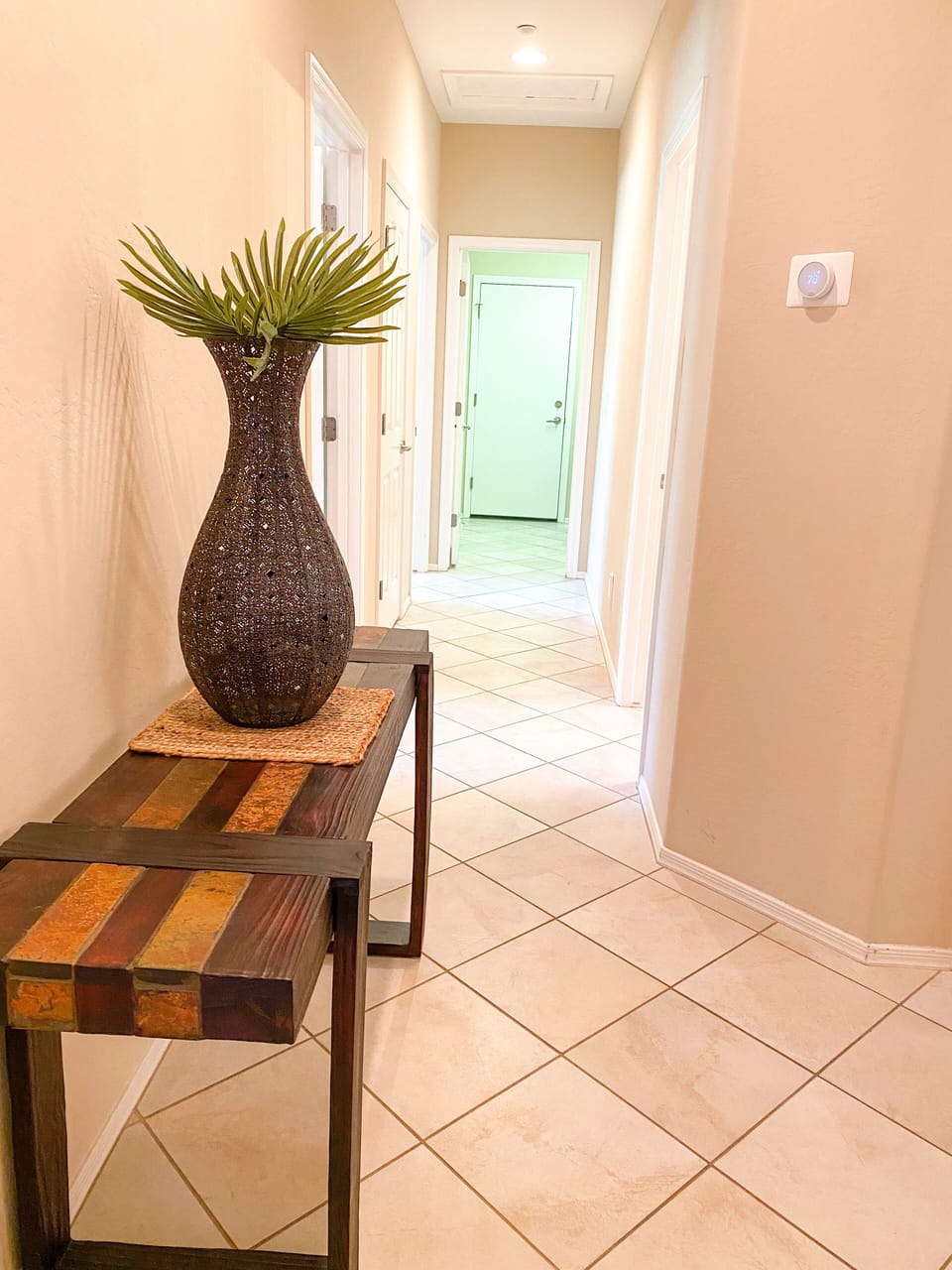 Hallway to garage