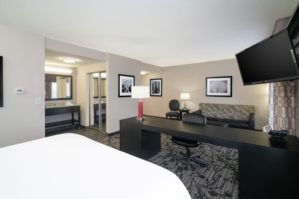 Suite, 1 King Bed | Egyptian cotton sheets, premium bedding, in-room safe, blackout drapes