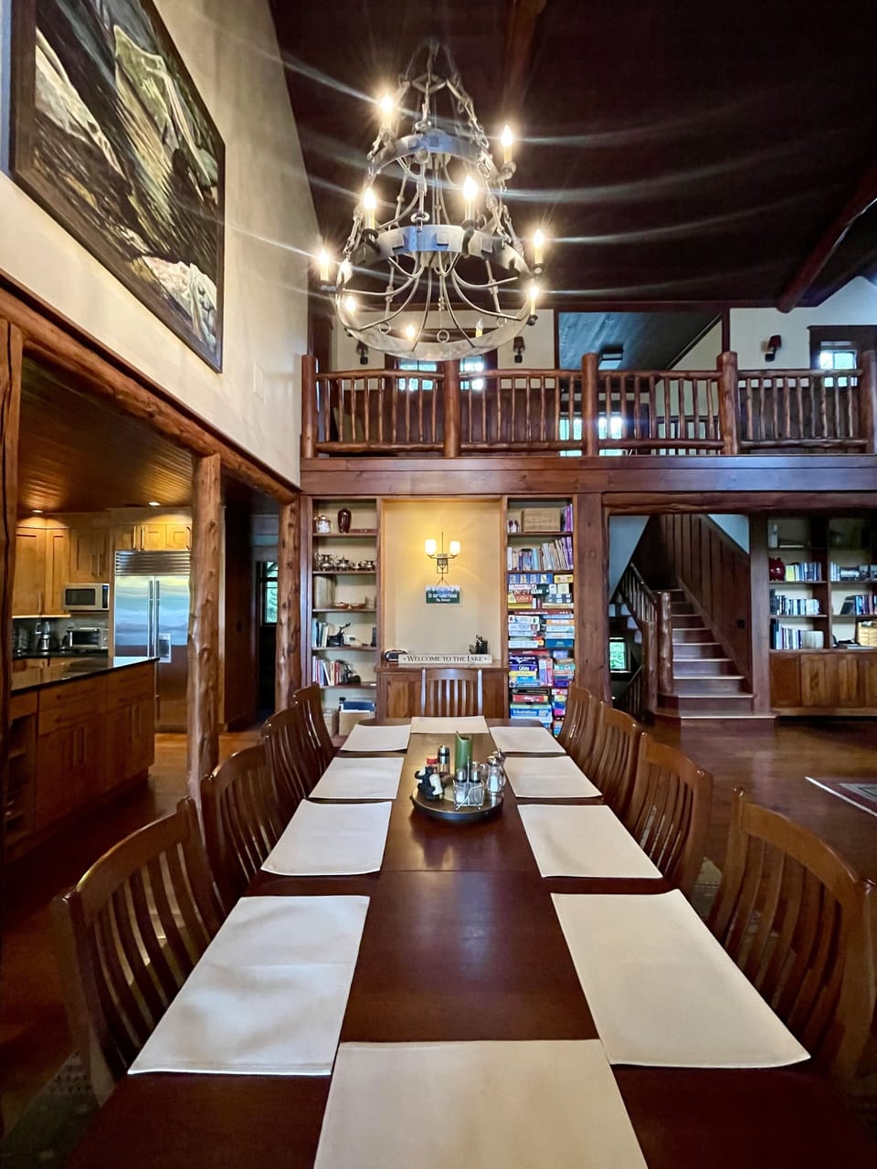 Special occasion? You'll find extra tables and chairs in storage.