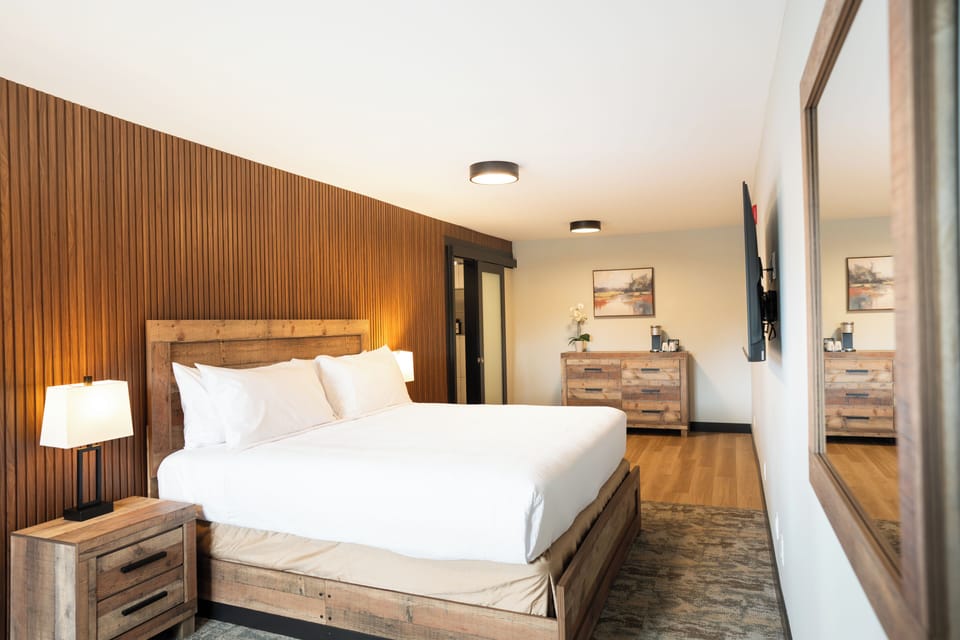 Premium Room, 1 King Bed, Non Smoking | Desk, WiFi (free), individually decorated, individually furnished