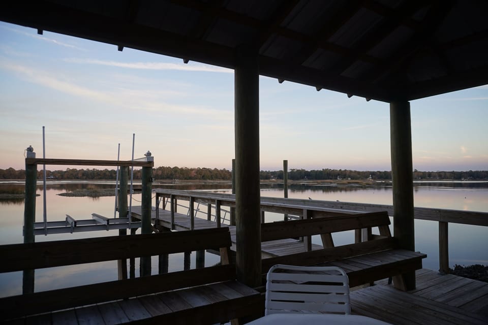 Dock Overlooking Marsh