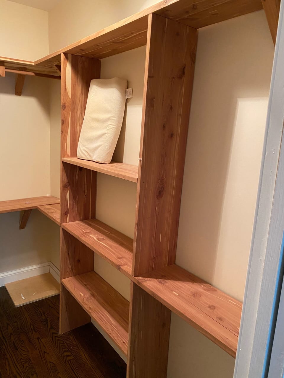 Master closet, all cedar 