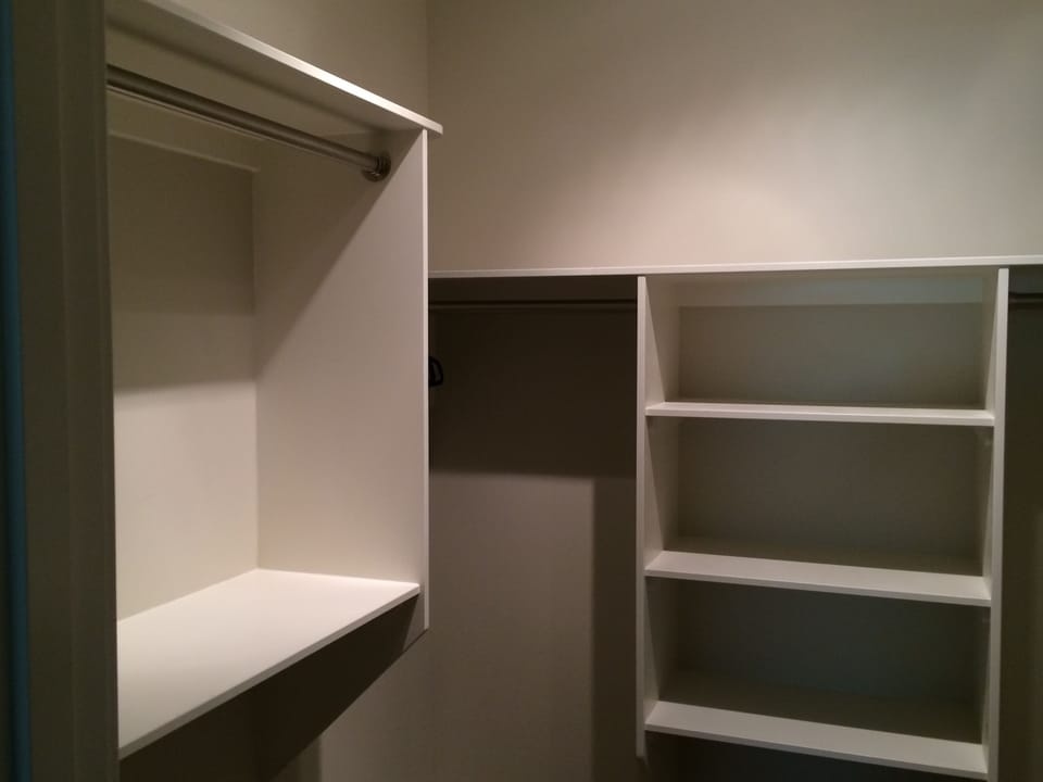 Walk In Closet - Master Bedroom. 