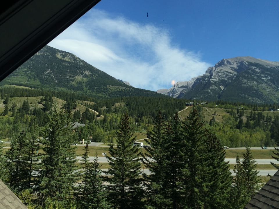 Grotto Mountain from 2nd floor.  
