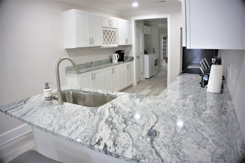 L shaped kitchen