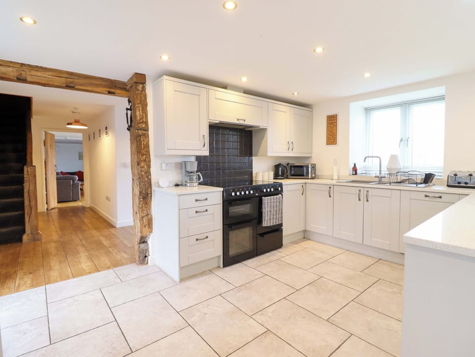 Fridge, microwave, dishwasher, electric kettle