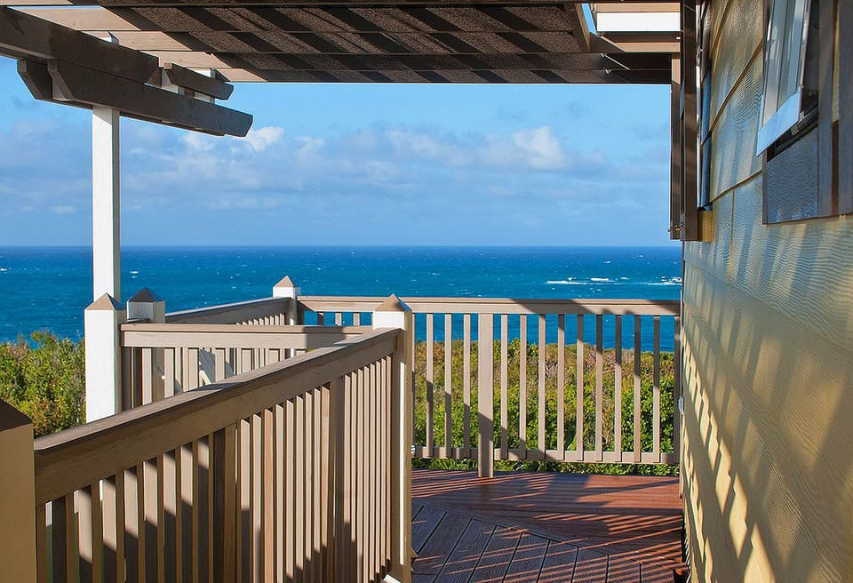 More ocean views from the upper deck.