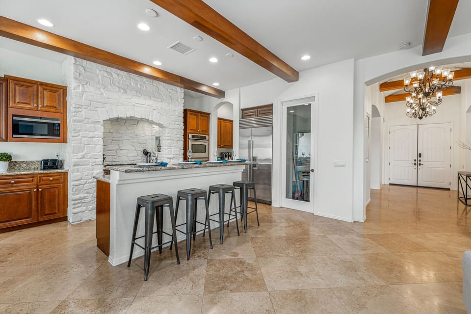 Our fully equipped kitchen will make cooking easy