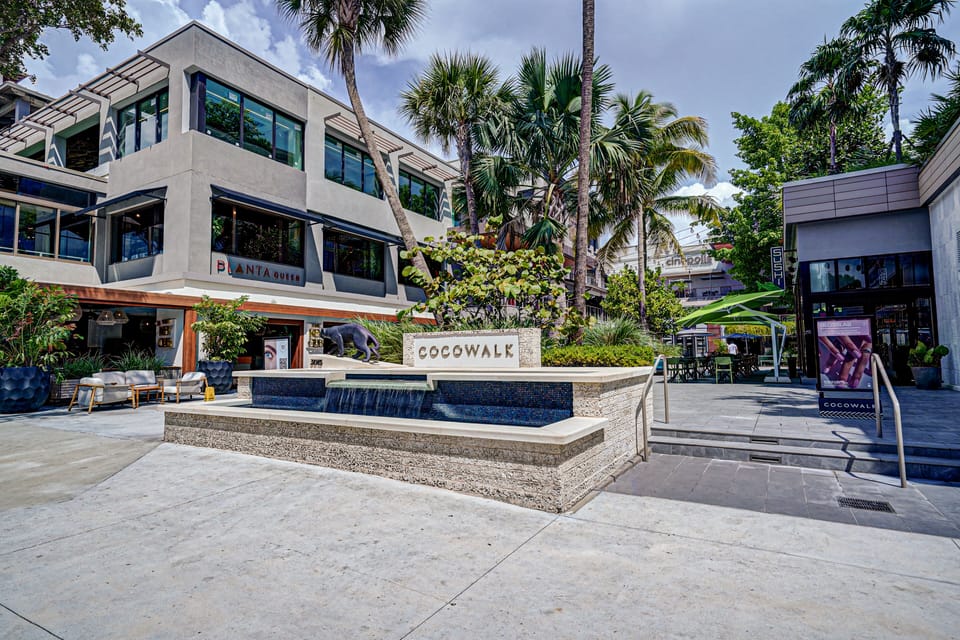 Cocowalk: Tons of shopping, restaurants and more! Just a short walk from the building.