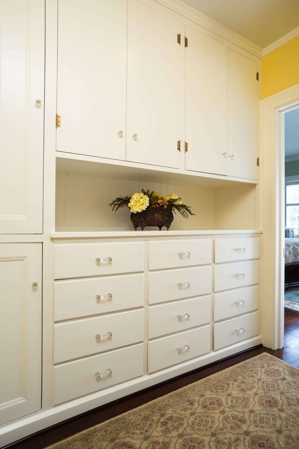 Second floor linen cabinets